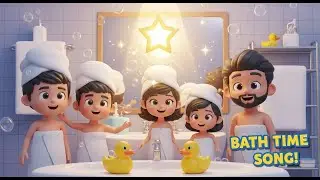 Muslim Star Bath Time Song | Wash Your Hands, Face & Feet | Islamic Kids Learning Rhymes
