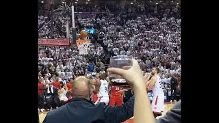 Iconic NBA Plays From The Fans View, But It Gets Increasingly Louder