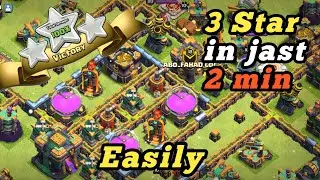 How to 3 Star the last chance Qualifier challenge very easily || class of clans || jast 2 minit ||