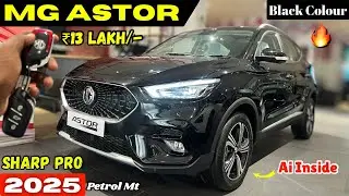 Astor Sharp Pro 🔥 Black Colour 🖤 Review | Mg Astor Sharp Pro 2025