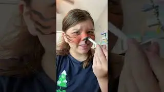 Cute Halloween tiger makeup #makeup #facepaint #tiger #tigger #winniethepooh