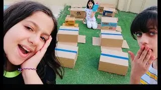 تحدي كراتين السلايم 📦 حظ قوي 😩