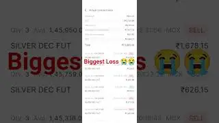 Biggest Loss Silver Future trading