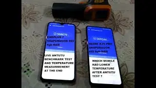 OnePlus 7 vs Redmi K20 Pro Live Antutu Benchmark Test & Heating Test