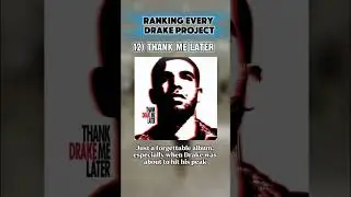 Ranking Drake albums #drake #rap #music