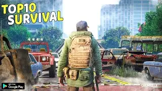 TOP 10 Realistic SURVIVAL Games For Android | High Graphics Survival Games