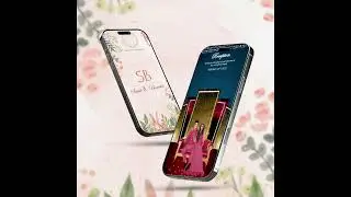 Digital Wedding Invitation Video | Online Animated Video Invitation Maker | AI- 1401