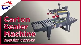 Carton Sealing Machine for Regular Cartons  | Carton Packing Machine | Box Packaging Machine