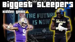 Biggest Sleepers in the 2024 NFL Draft💤💤 Future Stars ⭐️