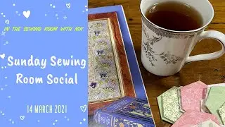 Sunday Sewing Room Social- Crosstitch Books and Tea Fix Everything