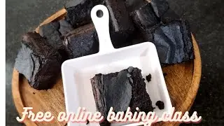 Day 81 Fudgy Brownie #brownies #fudgybrownie #freeonlinebakingclass #baking #howto #fudgy
