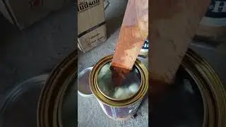 Top coat polyurethane mixing tips technique #short #shorts