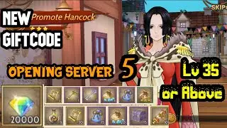 New Server 5 and New Gift Code | One Piece Burning Will [ Eng ]