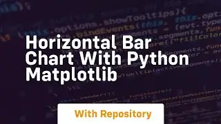 Horizontal bar chart with python matplotlib