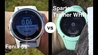 Garmin Fenix 5s vs Suunto Spartan Trainer WHR GPS Test
