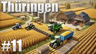 Corn Harvest, Eggs & Barley #11 | Concentration Beats | FS22 Thuringen