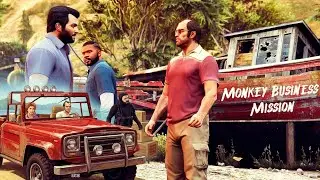 GTA 5 Enhanced : Monkey Business (All Cutscenes + Full Mission)