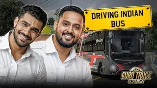 DRIVING VOLVO 9600 INDIAN BUS WITH SHREEMAN LEGEND & BANDHILKI GANG | ETS2 CONVOY LIVE