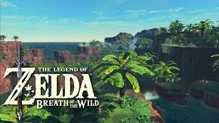 Farosh over Rodai Lake, Floria Bridge - Zelda: Breath of the Wild