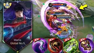 TOP GLOBAL MARTIS PERFECT & SUPER AGGRESSIVE GAMEPLAY!!🔥 ( Best Build 2024 ) MLBB