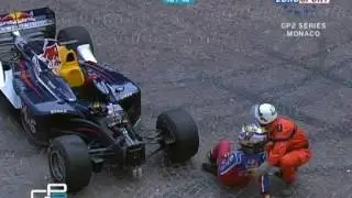 GP2Series 2006 Monaco Race Start Crash