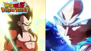NEW LR SSJ4 Vegeta & Ultra Instinct -Sign- Goku EX Super Attacks - DBZ: Dokkan Battle (4K 60FPS)