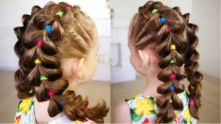 PERFECT girl's hairstyle any occasion! Fast! Beautiful! Easy! It will be your favorite hairstyle!