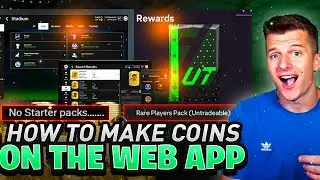 HOW TO MAKE COINS ON EAFC 24 WEB APP ( WITH NO PACKS or TRADEABLE SBC'S)