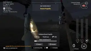 Fishing Planet : Tyber / Nocna Unikatowa Brzana Pospolita 6.3 kg :) / Czerwony Robak w Akcji :D