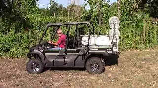 Skid Sprayer on ATV with Dual Tanks, Handguns & pumps