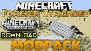 how to download forever stranded minecraft pe 1.19 || Stranded modpack for Minecraft pe