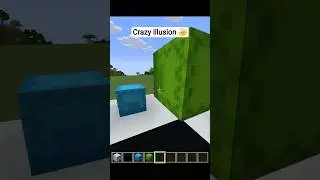 Minecraft illusion 🤯#minecraft #test #fyp