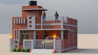 3 Bedroom Village House Plan,23x33 3 Bedroom Car Parking House Plan