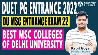 Best Msc colleges in DU | Top msc colleges in delhi university | Du msc entrance 2022 | DUET PG 2022