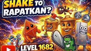 SHAKE SAMPAI RAPAT‼️ LEVEL 1682 GILA 😱 Game Merge Paling Rusuh#brainroat