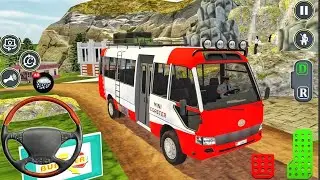 New MiniBus Simulator Game 2026 - Indian Offroad Bus Driving 3D - Bus Game Andriod Gameplay