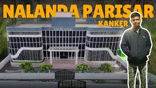 🎓 Nalanda Pariyojna Kanker | High-Tech Central Library 3D Model | C.G Education Project 2025