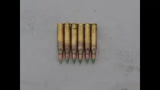 Ruger American 5.56 at a 22LR Challenge Target 50Y Green Tip Ammo