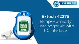 Extech 42275 | Temperature/Humidity Datalogger Kit | PC Interface| Instrukart