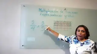 Método gráfico para multiplicar fracciones. Mtra. Bety Sigler