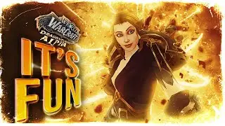 THAT BAD?! Fire Mage Gameplay in Dragonflight Alpha