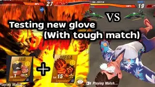 Boxing star : Testing my new glove in FC battle!!