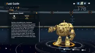 guardromon (gold) all digivolution/de-digivolution/profile Digimon Story Time Stranger