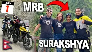 ⁨Riding NEPAL with @SURAKSHYAKCOFFICIAL⁩ ⁨@Mrbvlog_official⁩ 🇳🇵😱