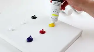 LQX PRO HEAVY BODY ACRYLIC 6X59ML PRIMARY COLOR MIXING SET