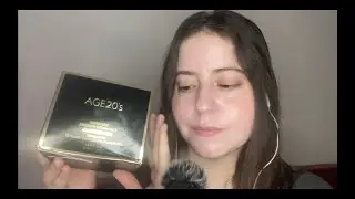 ASMR Trying Out Age 20's Cushion Foundation and Ramble (with Crazy Dips sounds)