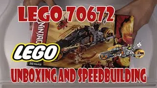 LEGO Ninjago 70672 Cole's Dirtbike Unboxing and Speed Build