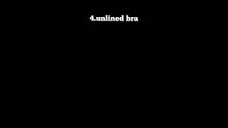 5 must have bras || #shorts #bra #lingerie #undergarments