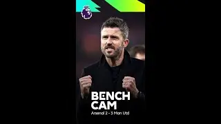 Bench Cam: Arteta & Carrick react to a thriller! Arsenal 2-3 Man Utd