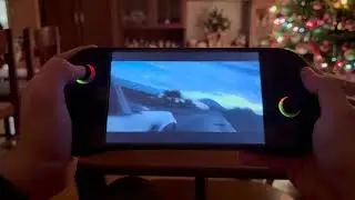 AyaNeo 2 Forza Horizon 5 Christmas gameplay POV